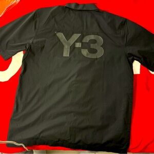 2005 Vintage Yohji Yamamoto Y-3 Adidas Camp Button Shirt